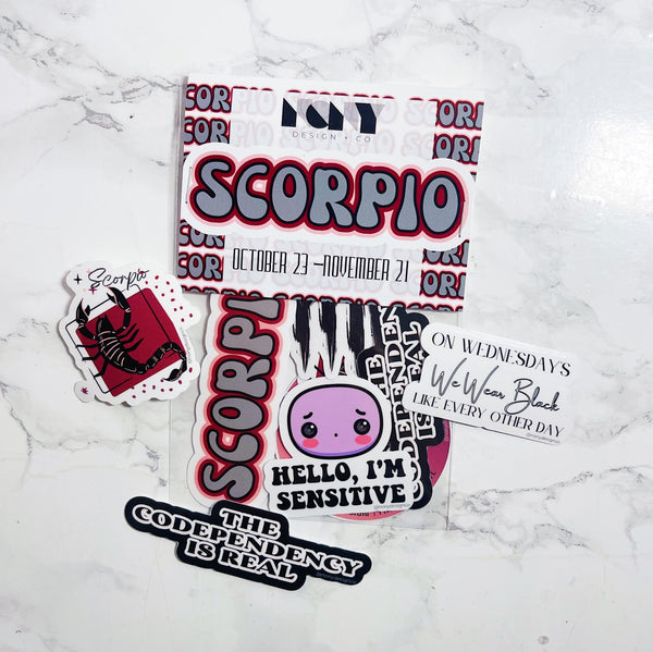 Scorpio Sticker Pack