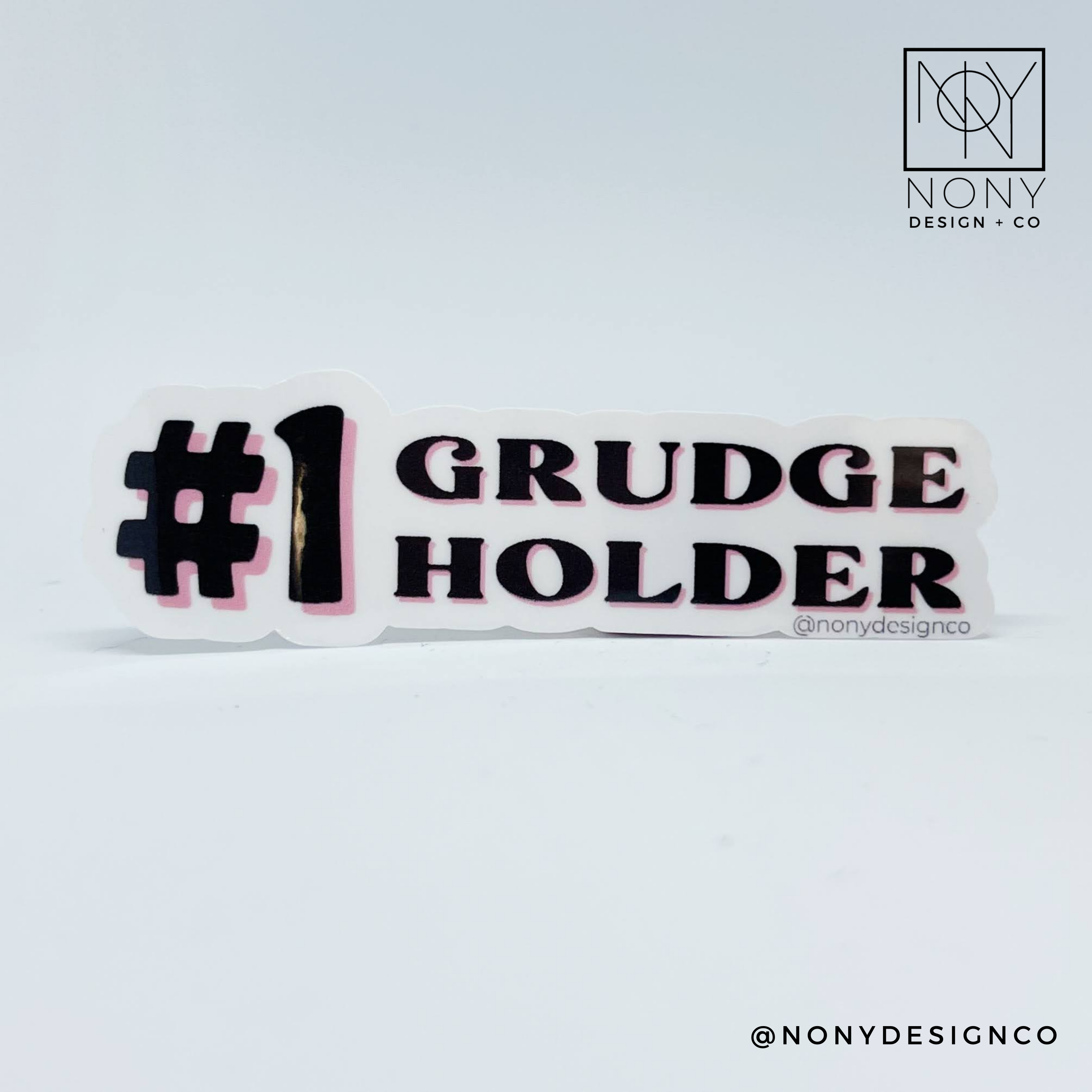 #1 Grudge Holder Sticker