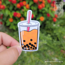 Thai Boba Tea Die Cut Sticker