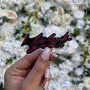 I Tolerate You Iridescent Holographic Die Cut Sticker