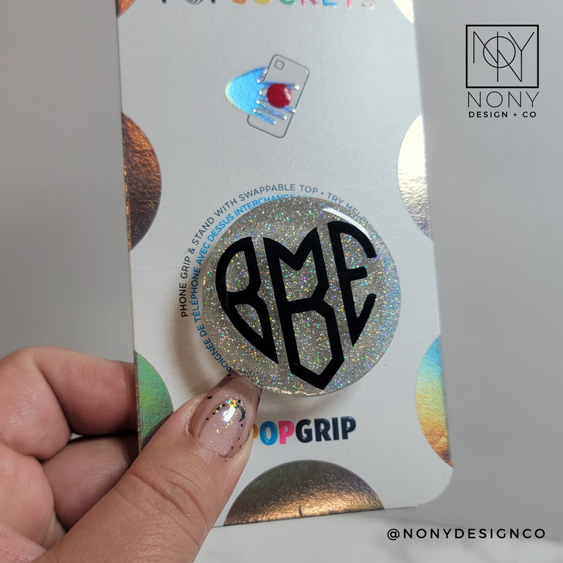 Custom Monogram Phone Grip