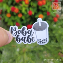 Boba Babe Die Cut Sticker
