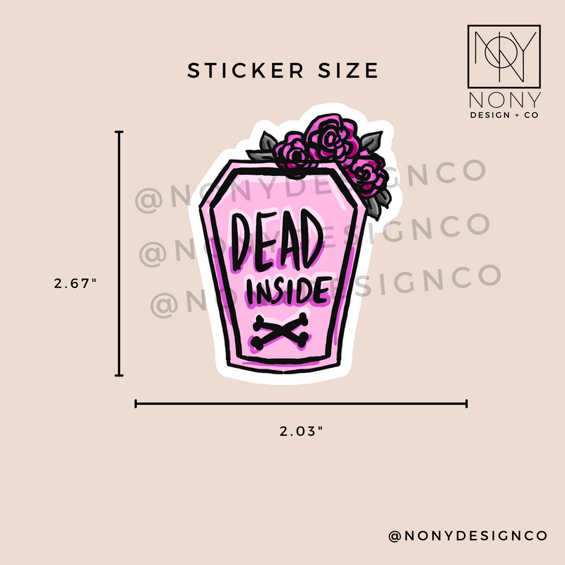 Dead Inside Sticker