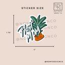 Plant Mom Die Cut Sticker