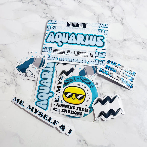 Aquarius Sticker Pack