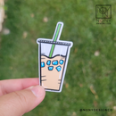 Light Iced Coffee Die Cut Sticker