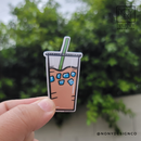 Medium Iced Coffee Die Cut Sticker