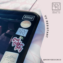 Thank You Next Least Iridescent Holographic Die Cut Sticker