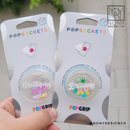 Custom Name PopSocket™ with Shaker Clear | Summer Phone Grip | Personalized Shaker PopSocket™