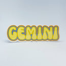 Zodiac Name Sticker