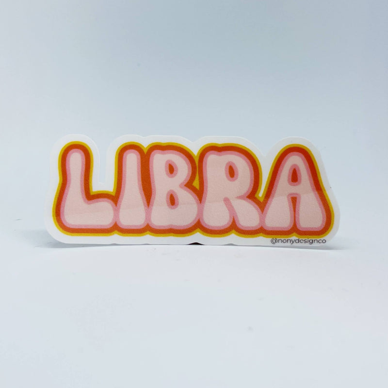 Zodiac Name Sticker