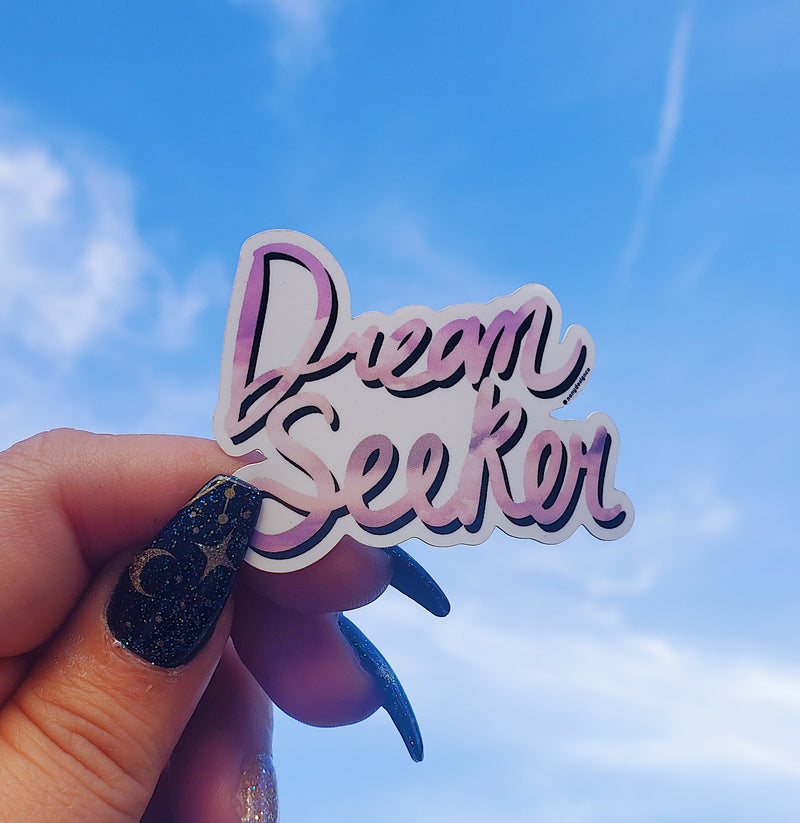 Dream Seeker Mini Die Cut Sticker