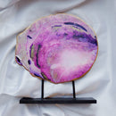 Faux Agate Slice Décor | Pour Resin Art