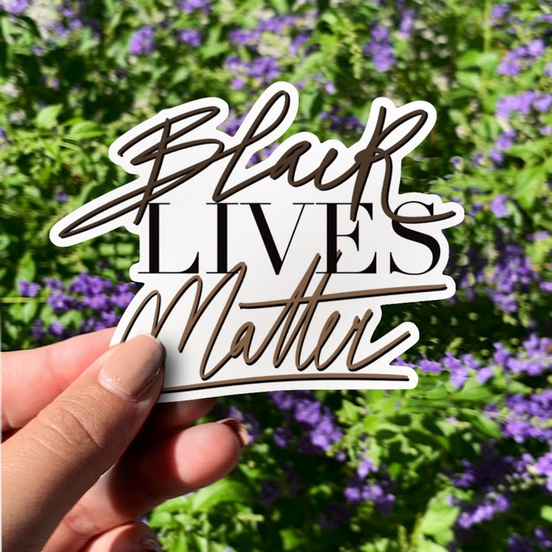 Black Lives Matter Die Cut Sticker