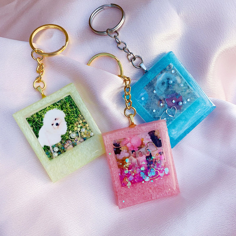 Polaroid Shaker Keychain