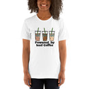 Powered by Iced Coffee Unisex t-shirt