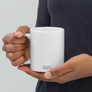 Good Vibes White glossy mug