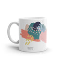 Mod Abstract White glossy mug